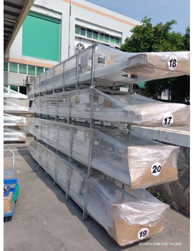 Struttura in Alluminio Completa per Carport 2 auto WINTOP - Black