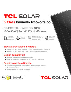 TCL 455 Bifacciale MR455DT182-58NS 1790x1134x30 - Voc 42,00, Isc 13,48 2