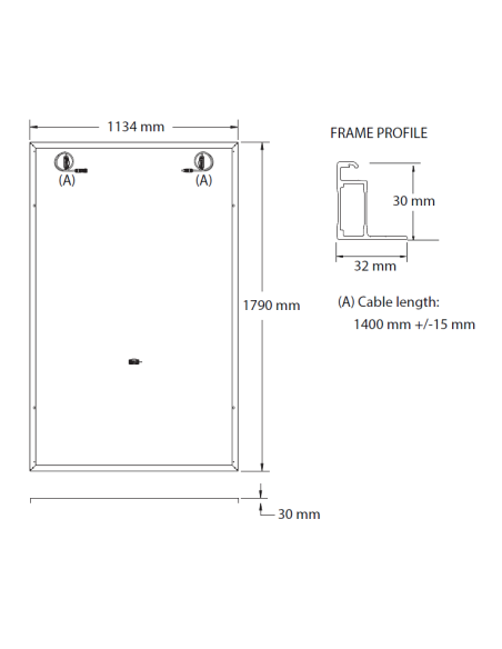TCL 455 Bifacciale TCL-MR455DT182-58NS 1790x1134x30 - Voc 42,00, Isc 13,48