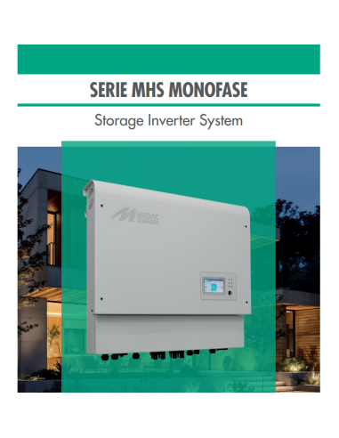 MIDAC MHS 6.0 - Midac Hybrid Inverter Monofase 6,0 kW - Charger 100 A