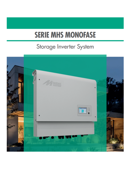 MIDAC MHS 6.0 - Midac Hybrid Inverter Monofase 6,0 kW - Charger 100 A