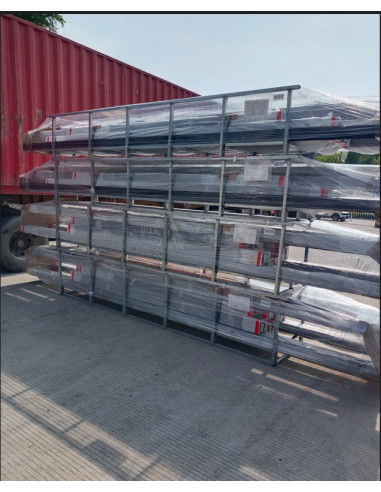 Struttura in Alluminio Completa per Carport 2 auto WINTOP - Silver