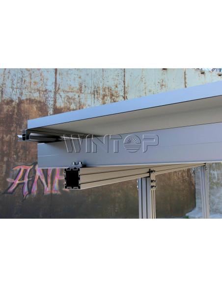 Struttura in Alluminio Completa per Carport 1 auto WINTOP - Silver