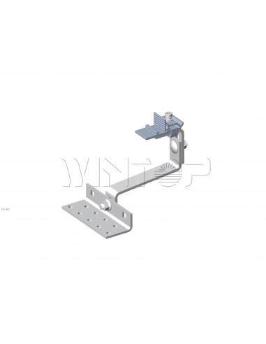 WINTOP fissaggio per tetto in tegola o coppi - Kit 4 pannelli - mod. T01