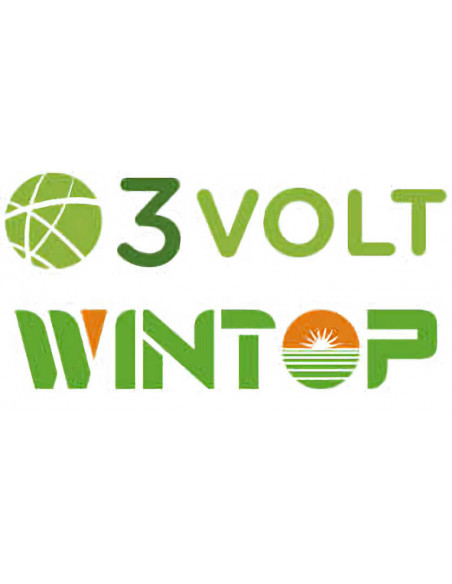 WINTOP fissaggio per tetto in tegola o coppi - Kit 4 pannelli - mod. T01